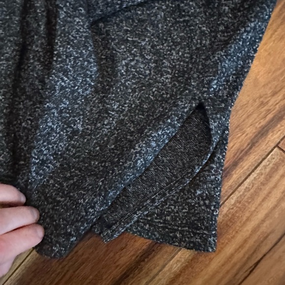 BB Dakota Heather black charcoal sweat shirt top with cowl neck lightly used - Picture 3 of 3